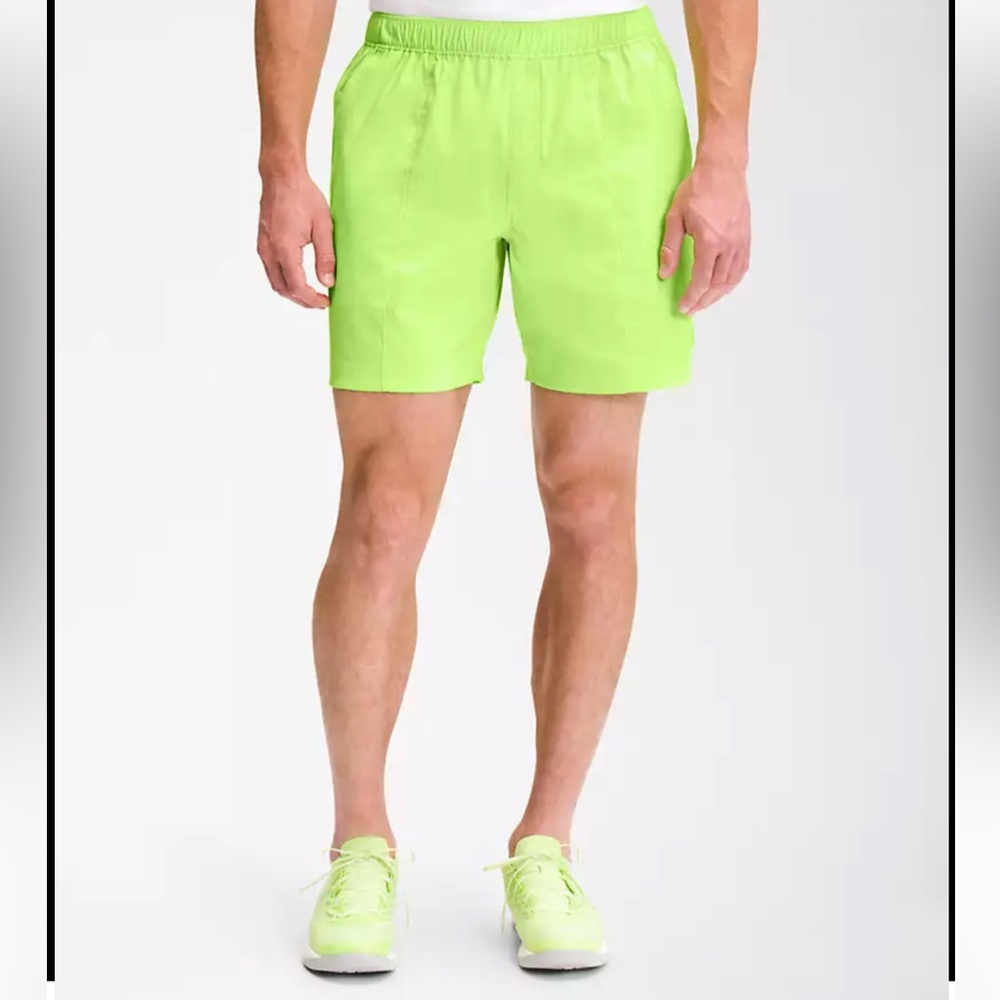 NWT Mens The North Face Class V Pull On Shorts - Sharp Green